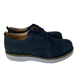 Samuel Hubbard Shoes Nubuck Leather Lace Up M1100-016 Navy Mens‎ Size 10 Wide